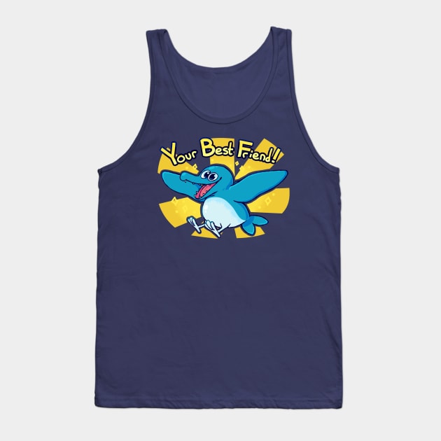 Your Best Friend - Fin Fin Tank Top by smashchu